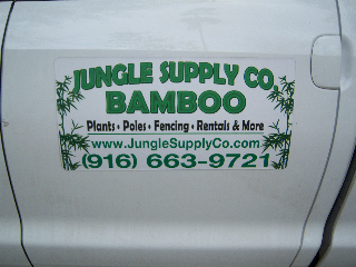 Delivery of Bamboo in California 